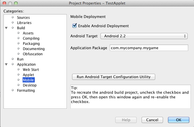 Jmonkeyengine In Android jMonkeyEngine SDK: Application Deployment